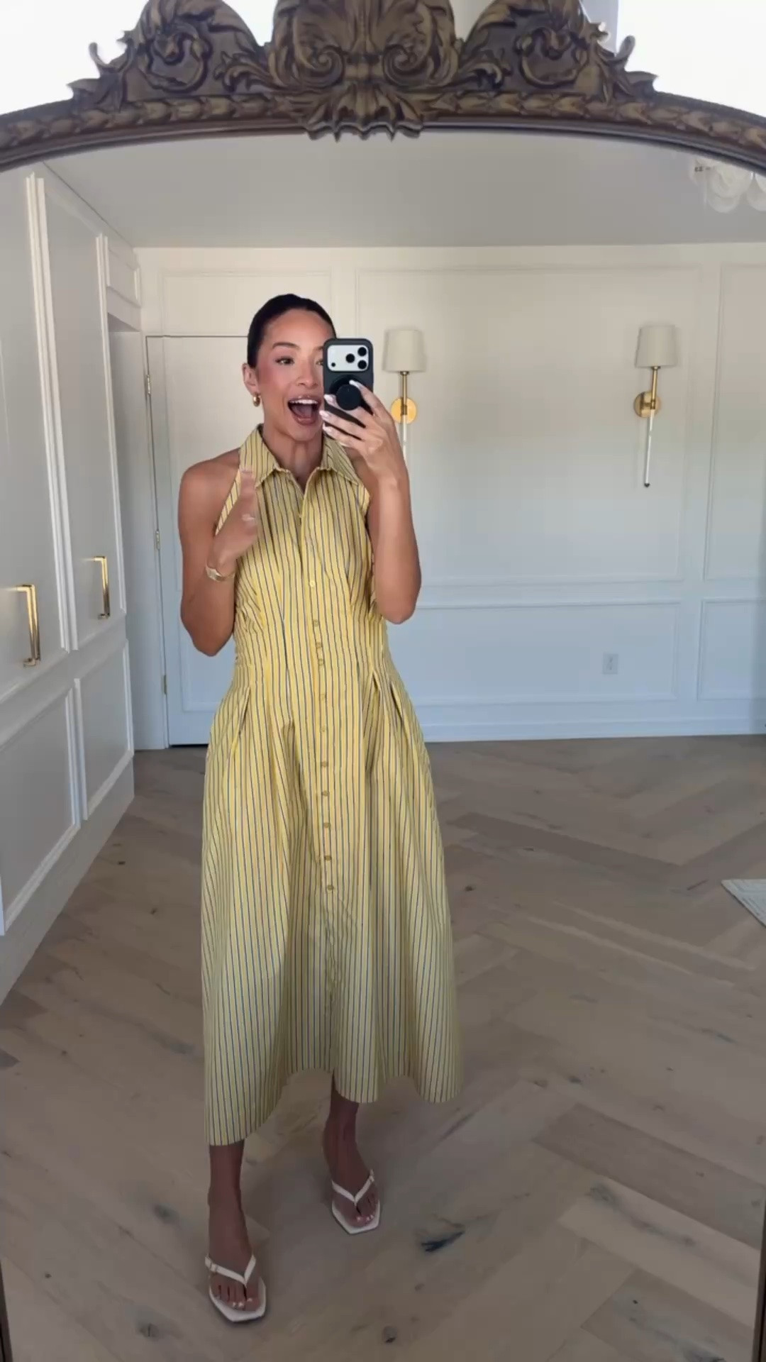 Back to school outfit! The shape of this dress is so flattering! It’s elevated, sophisticated, plus it has pockets! Wearing size S midi shirt dress 

fall outfit, fall fashion, fall outfits women, shirt dress, casual outfit, lunch outfit, mom outfit, postpartum outfit, baby shower outfit

#LTKSeasonal