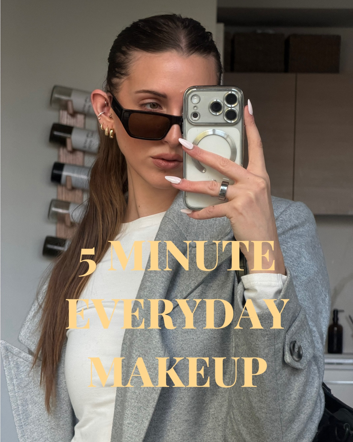 5 minute everyday makeup lineup 

#LTKBeauty #LTKmorningroutine #LTKdayinmylife