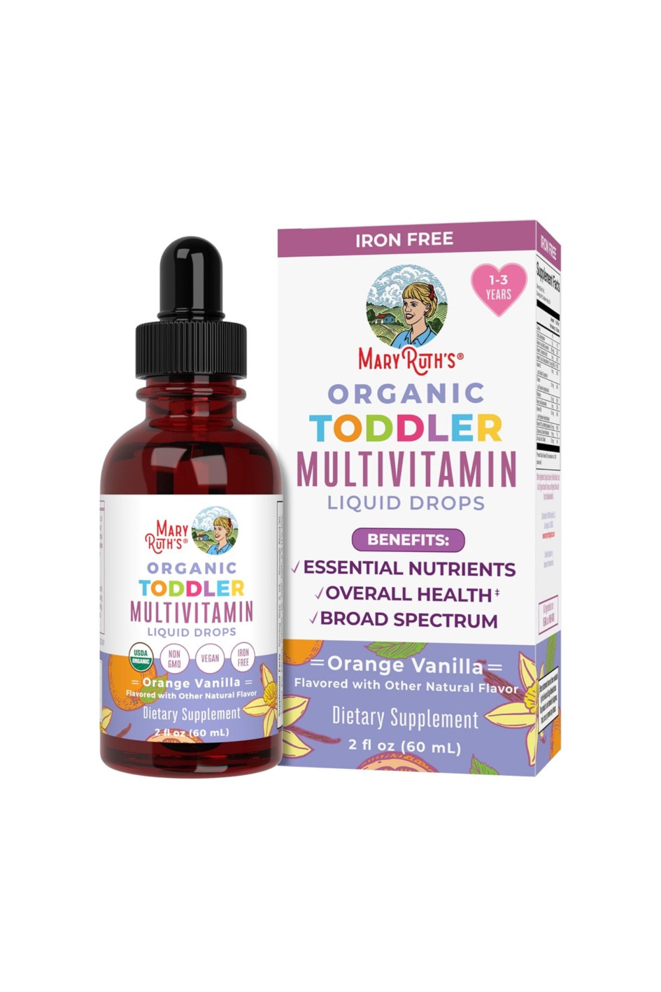 Multivitamin & Multimineral for Toddlers by MaryRuth's | USDA Organic | Sugar Free | Multivitamin Liquid Drops for Kids Ages 1-3 | Immune Support & Overall Wellness | Vegan | Non-GMO | 2 Fl Oz

#healthytoddlers #healthy #wellness 

#LTKGiftGuide #LTKkids #LTKbaby