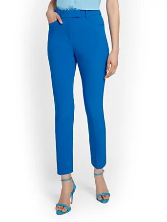 High-Waisted Ankle Pant - Essential Stretch - New York & Company | New York & Company