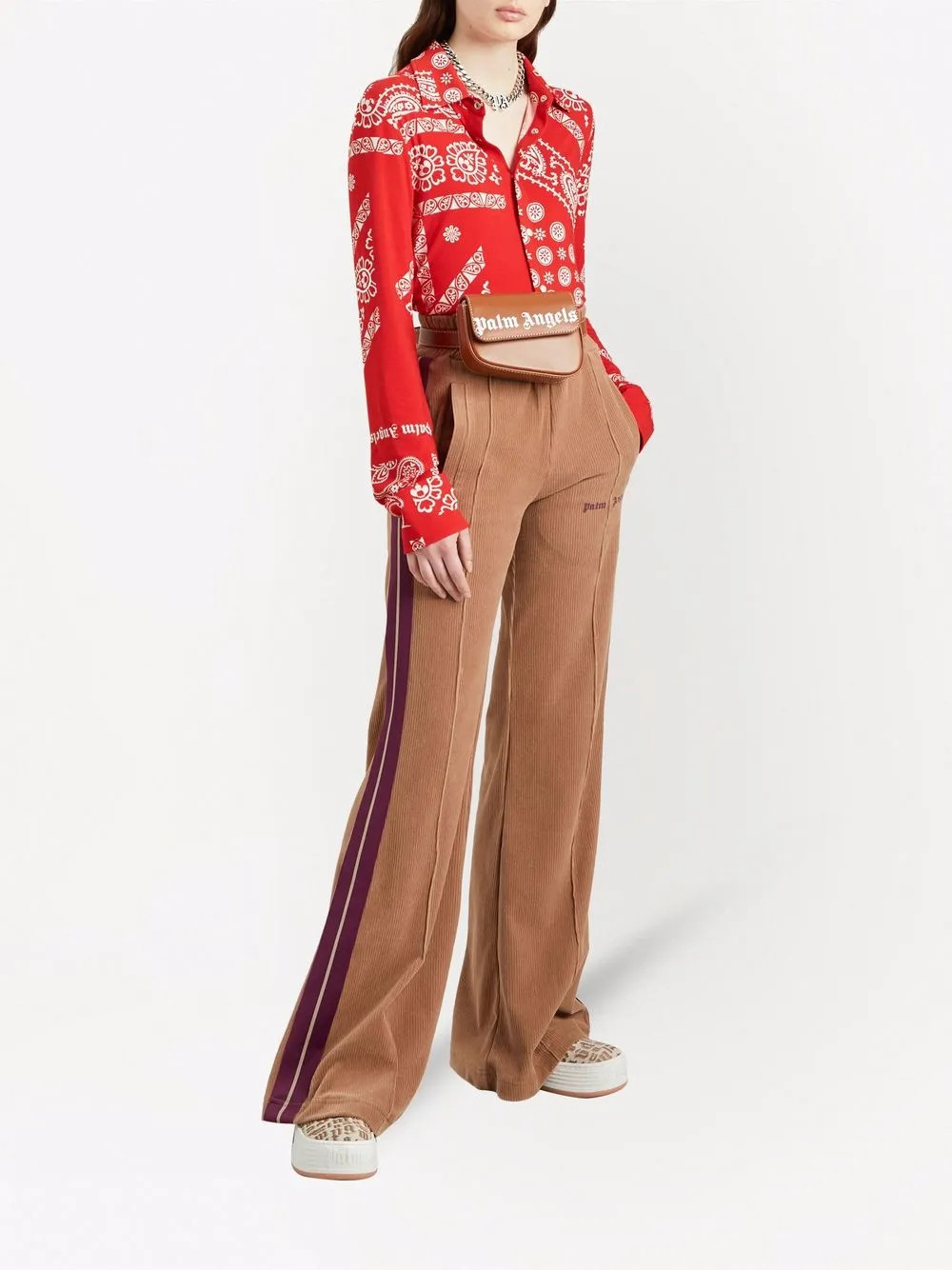 corduroy side-stripe track pants | Farfetch (RoW)