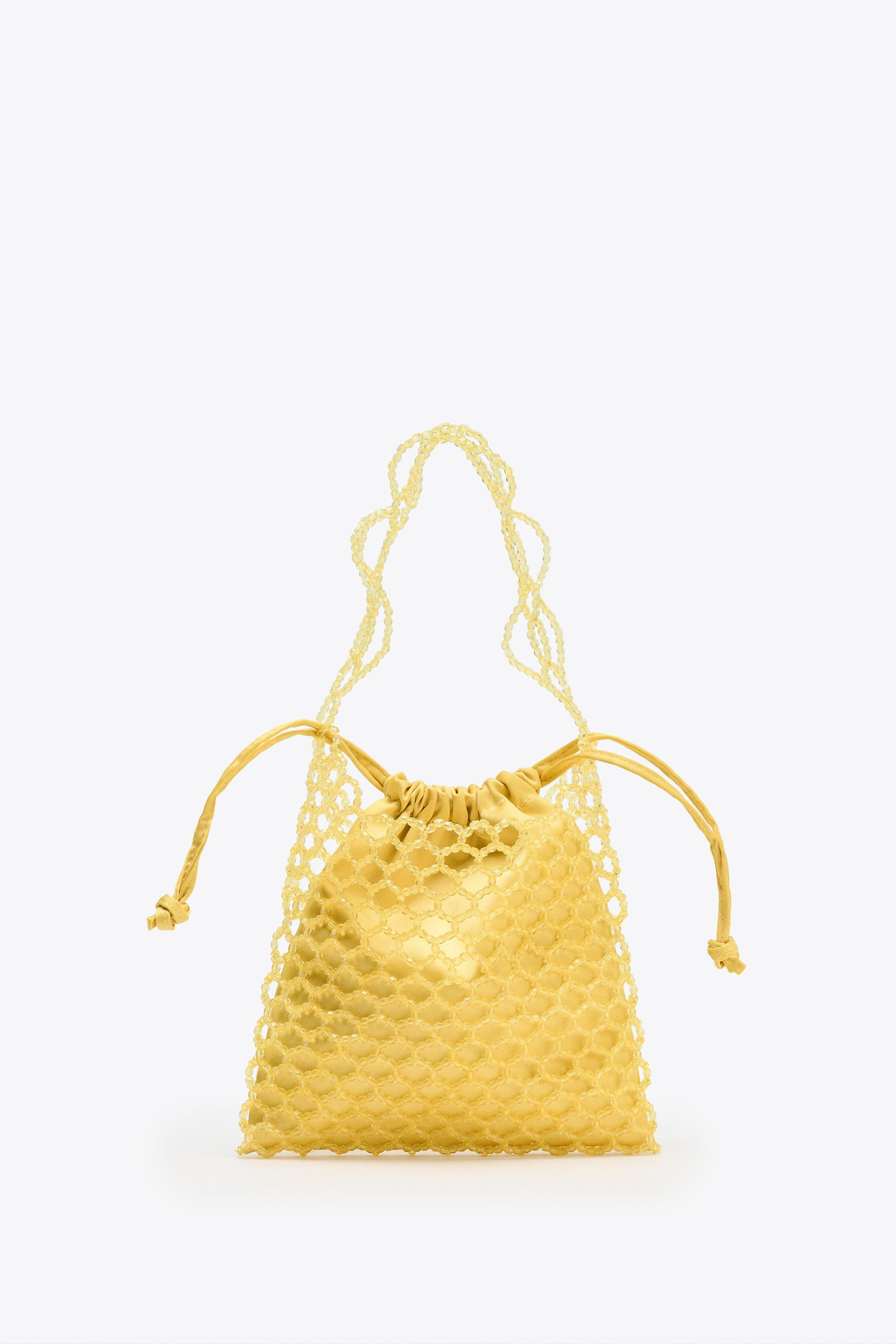 BEADED MINI BUCKET BAG | Zara US