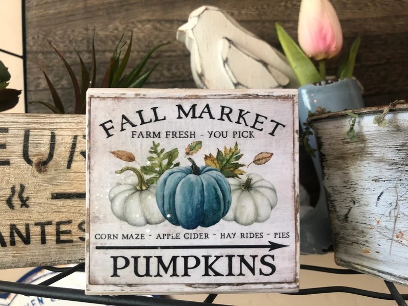 Fall wood sign fall wood crafts Modern farmhouse decor | Etsy | Etsy (US)