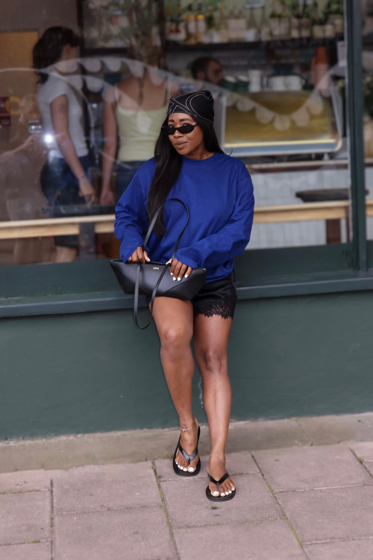 I didn’t imagine that I would love cobalt blue as much as I do 💙 I took this outfit for breakfast in Clifton Village, Bristol, on the weekend, I've included a few location shots + the inspo  

 
