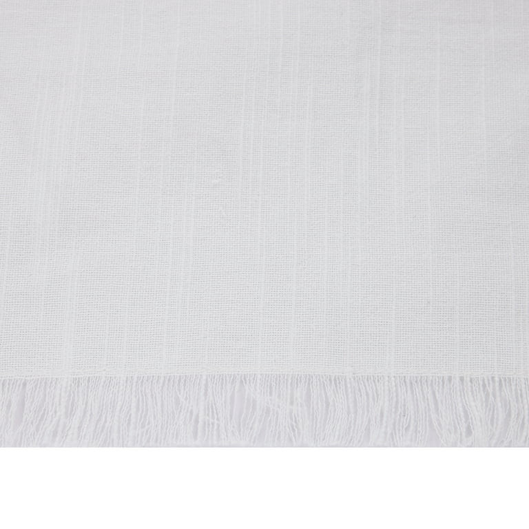 Mainstays 4 Pack Solid White Napkin Set - 18" x 18" - 100% Cotton | Walmart (US)