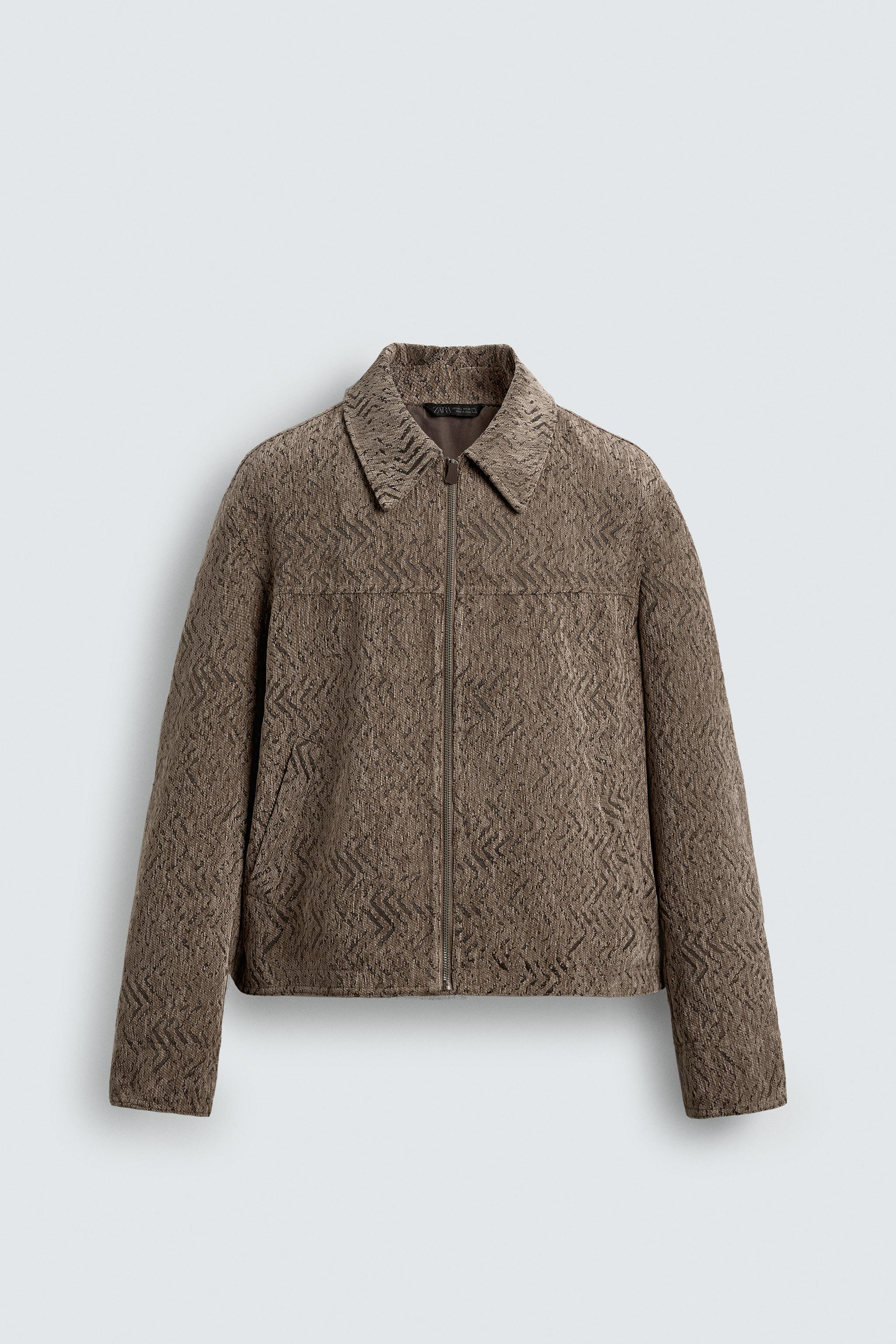 TEXTURED JACQUARD JACKET | Zara US