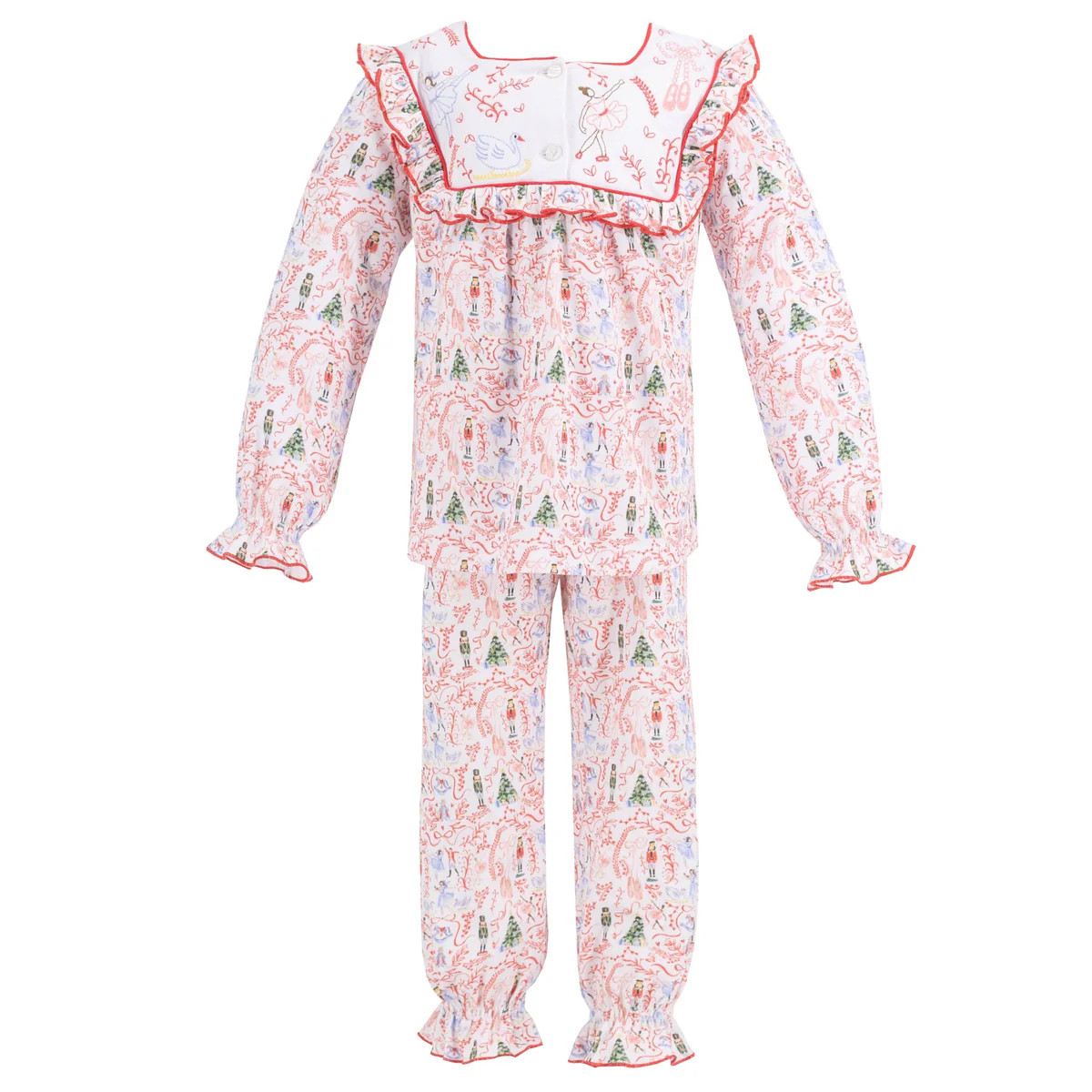 PRE-ORDER: Toddler Nutcracker Red Girl Pajama Set | Dondolo