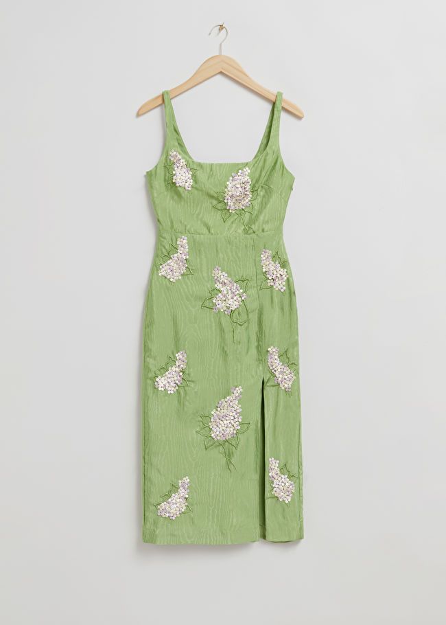 Floral Embroidered Midi Dress | & Other Stories US