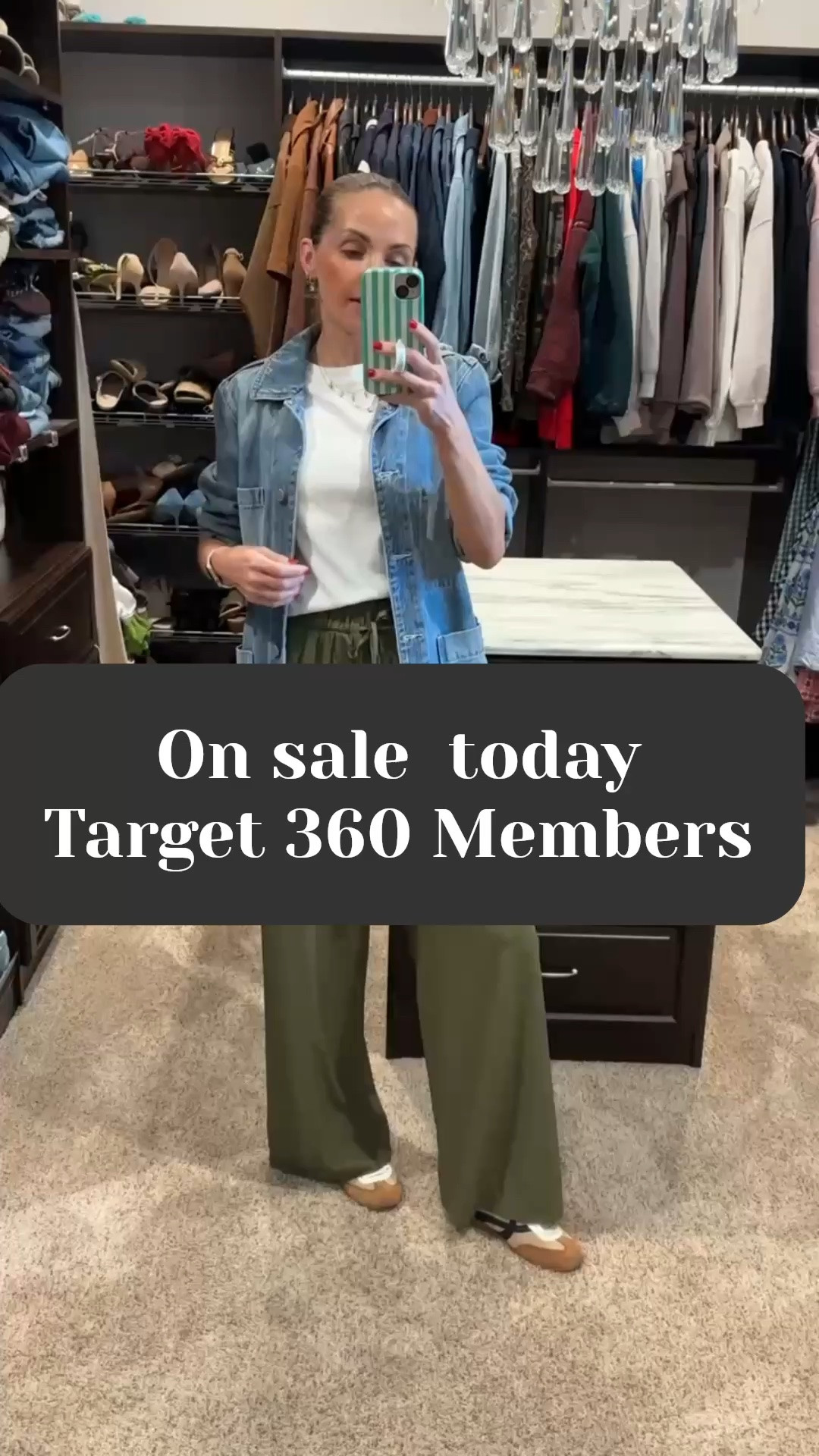 @Target pants 
I am in a small
On sale today for 360 members and open to all tomorrow! Add to cart!