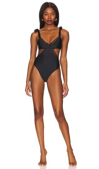 Akari One Piece | Black Swimsuit | one piece swimwear one piece swimsuits one piece bathing suit | Revolve Clothing (Global)