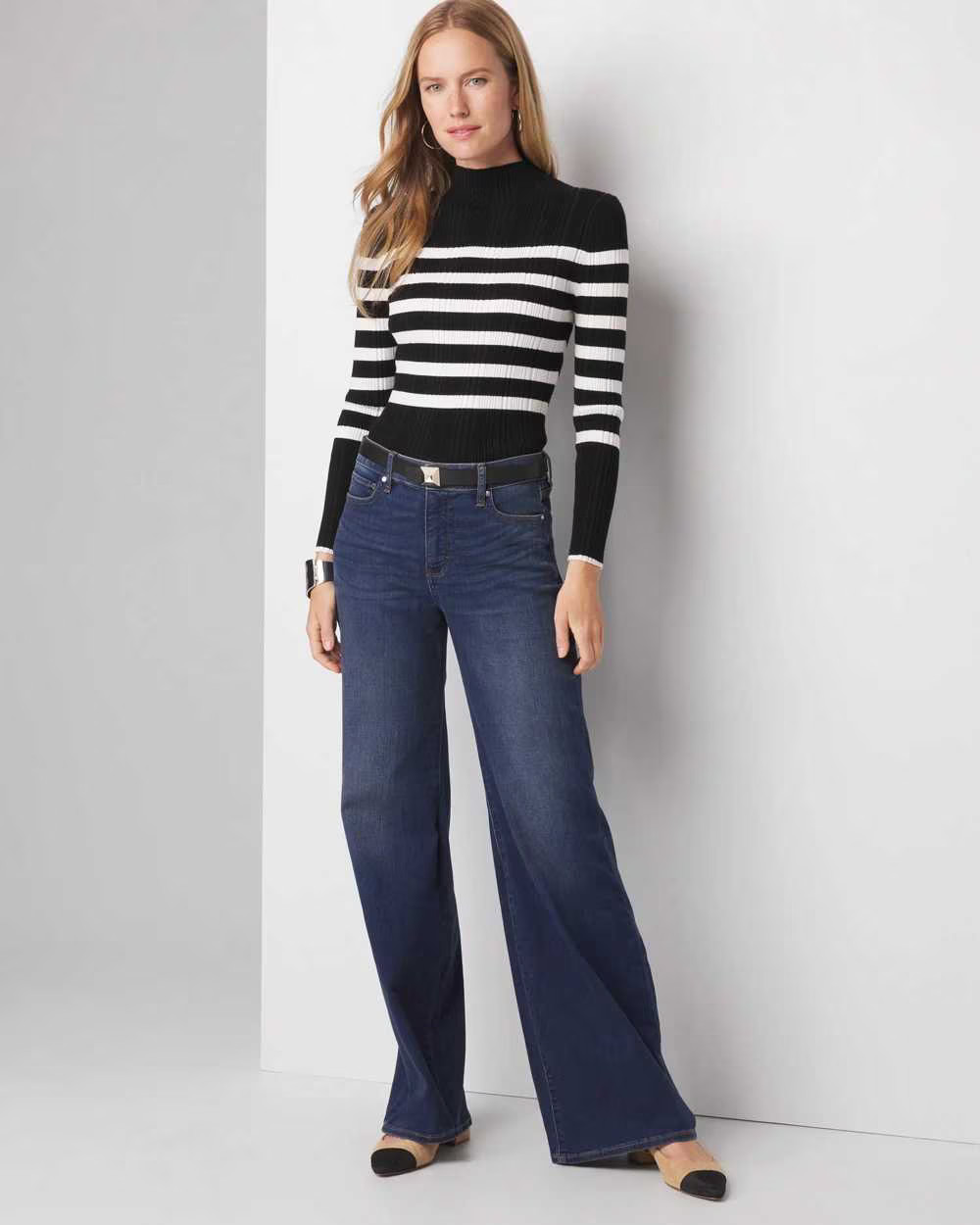 High-Rise Everyday Soft Wide Leg Jeans | White House Black Market