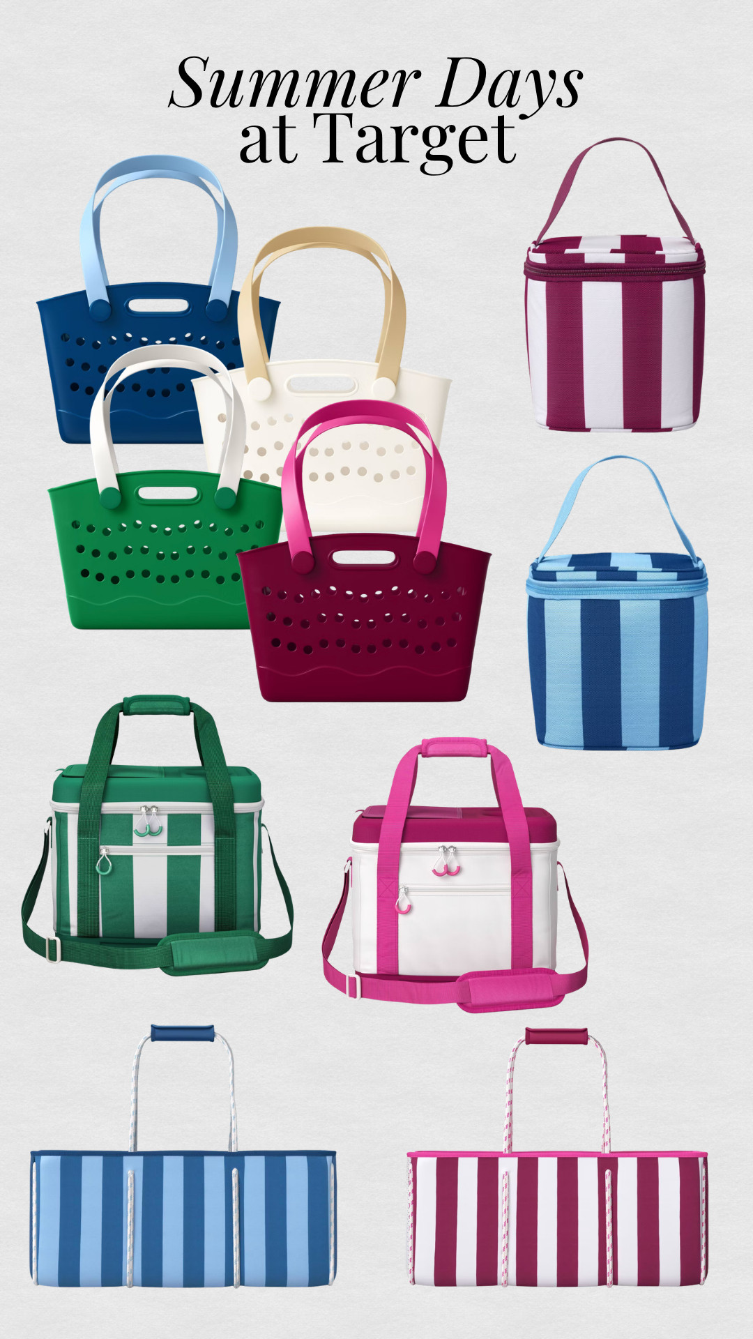 If you’re building a cute summer/beach/pool setup… start here. These Target finds are ridiculously good and very likely won’t stay in stock.

@target 

 #targetfinds #summerdays #cooler #summertote #LTKmomlife #LTKSeasonal #LTKSwim