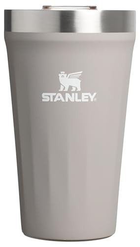 STANLEY Everyday Tumbler 16 oz | Press Fit Drink Through Lid | Beverage, Coffee, and Cocktail Cup | Insulated Stainless Steel Wine Glass | BPA-Free | Ash | Amazon (US)