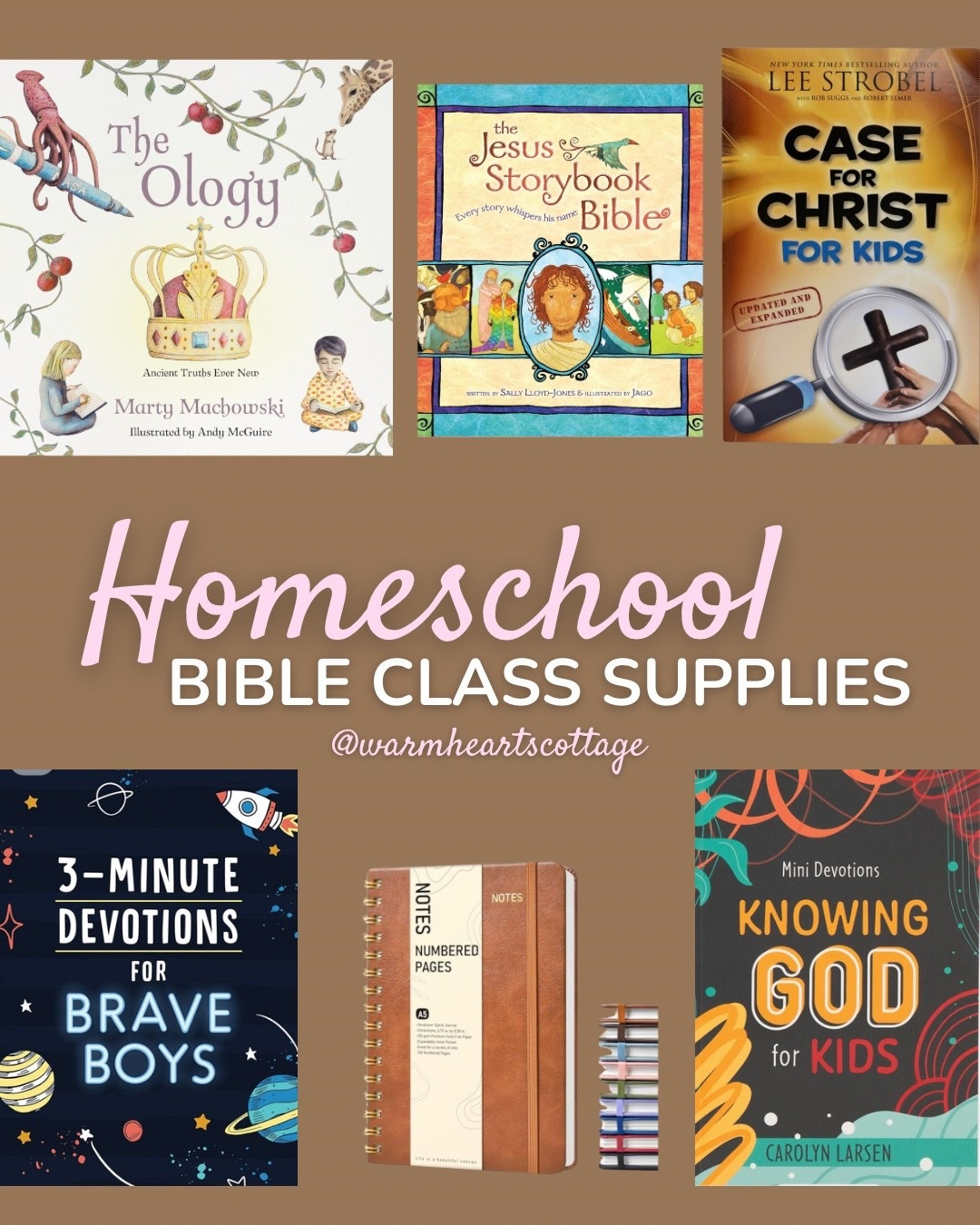 Homeschool Bible time has become one of the most life-giving parts of our day 🤍
Here are a few of our favorite Bible class supplies that keep things simple, meaningful, and rooted in truth:
✨ The Ology – rich, foundational theology made simple for kids
✨ The Jesus Storybook Bible – beautifully connects every story back to Jesus
✨ The Case for Christ for Kids – helps build a strong, thoughtful faith
✨ 3-Minute Devotions for Brave Boys – short + impactful for everyday rhythm
✨ Knowing God for Kids – simple truths that stick
✨ A simple notebook for journaling, prayers, and reflections
Creating a peaceful, inviting space for Bible time doesn’t have to be complicated—just intentional 🌿
Shop all our homeschool devotional and Bible favorites here 📚

#LTKstorytime #LTKKids #LTKmomlife