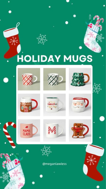 Holiday mugs, Santa mugs, Christmas mugs, coffee lover, hot chocolate, hallmark affordable mugs, target

#LTKHoliday #LTKhome #LTKSeasonal