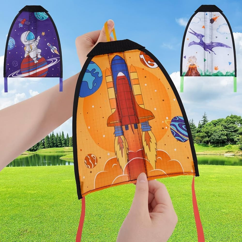 WERNNSAI 3 Pcs Mini Slingshot Kites - Thumb Ejection Kite Beach Toys for Kids Teens Ages 4-18 Eas... | Amazon (US)