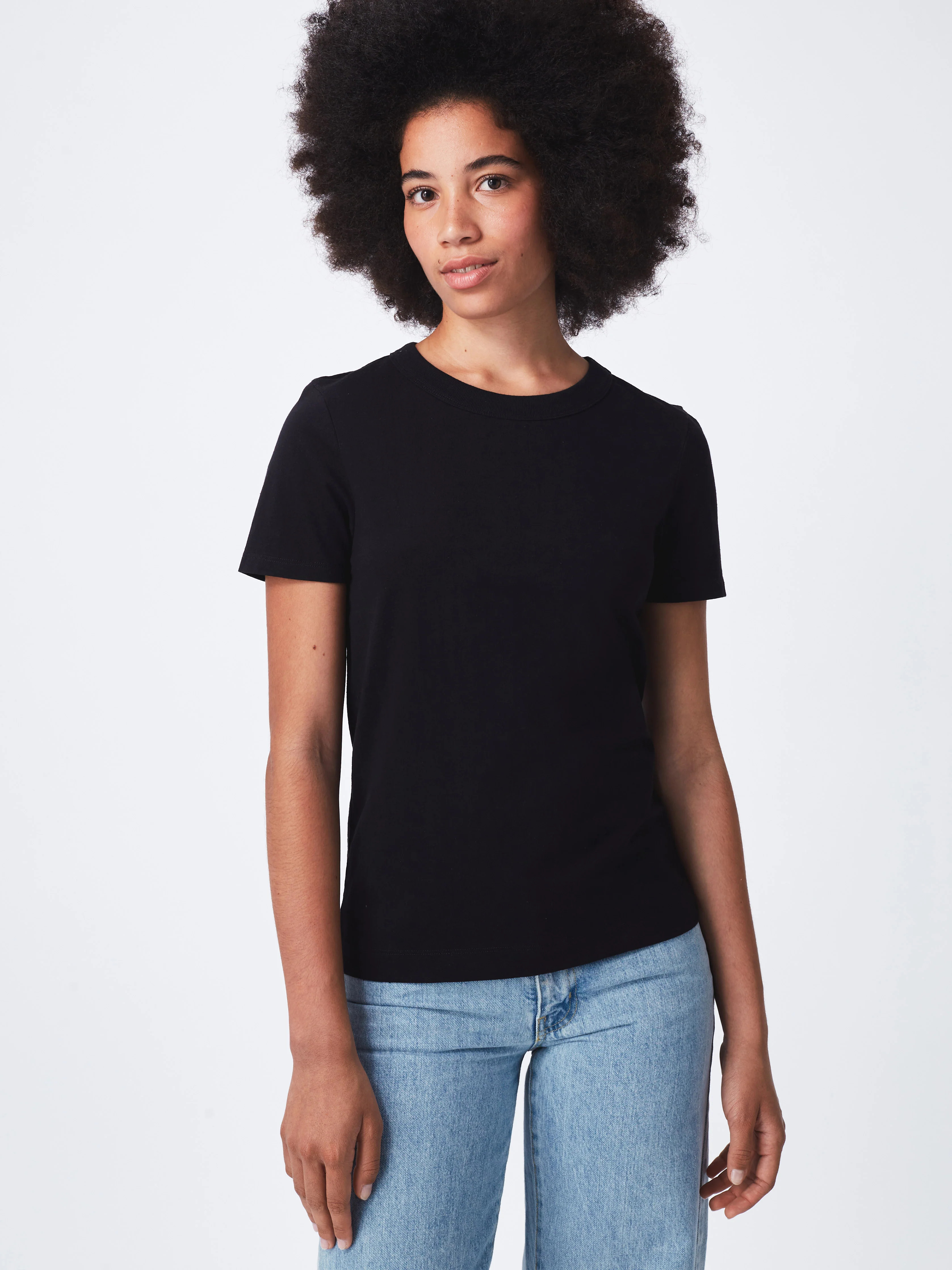 Vintage Crew Tee - Black | For Days