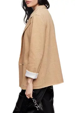 Raw Edge Jersey Blazer | Nordstrom