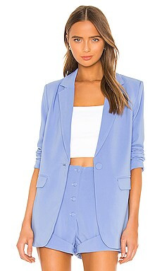 Arielle Blazer in Periwinkle Blue | Revolve Clothing (Global)
