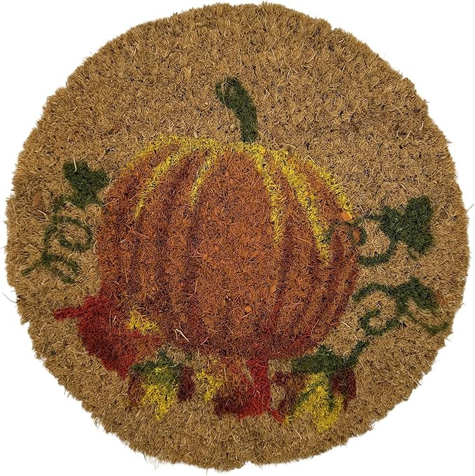 Fall Pumpkin Insert, 9 Inch Round Insert for 2' X 3' Doormat, Fits Calloway Mills 160012436 Door ... | Amazon (US)