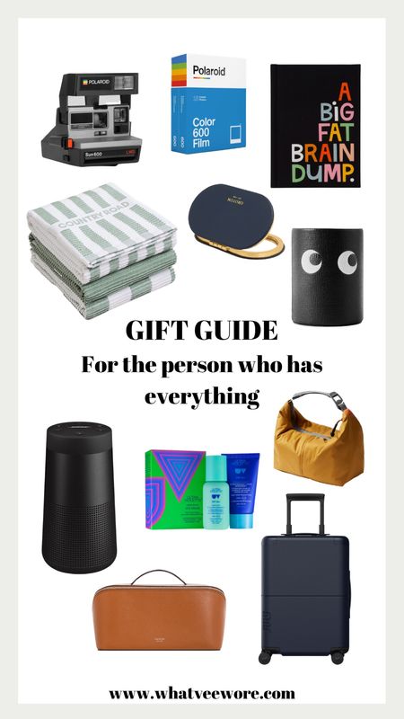 Gift guide for the person in your life that has everything and is notoriously difficult to buy for! 

#LTKHolidaySale #LTKGiftGuide #LTKHoliday