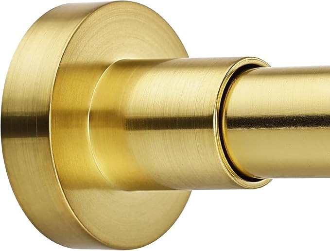 BRIOFOX Shower Curtain Rod Adjustable 18-50 Inch, Spring Tension Shower Rod No Drilling Non Slip,... | Amazon (US)