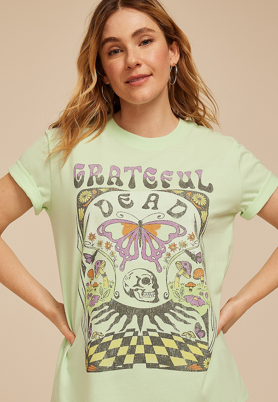 Grateful Dead Oversized Fit Graphic Tee | Maurices