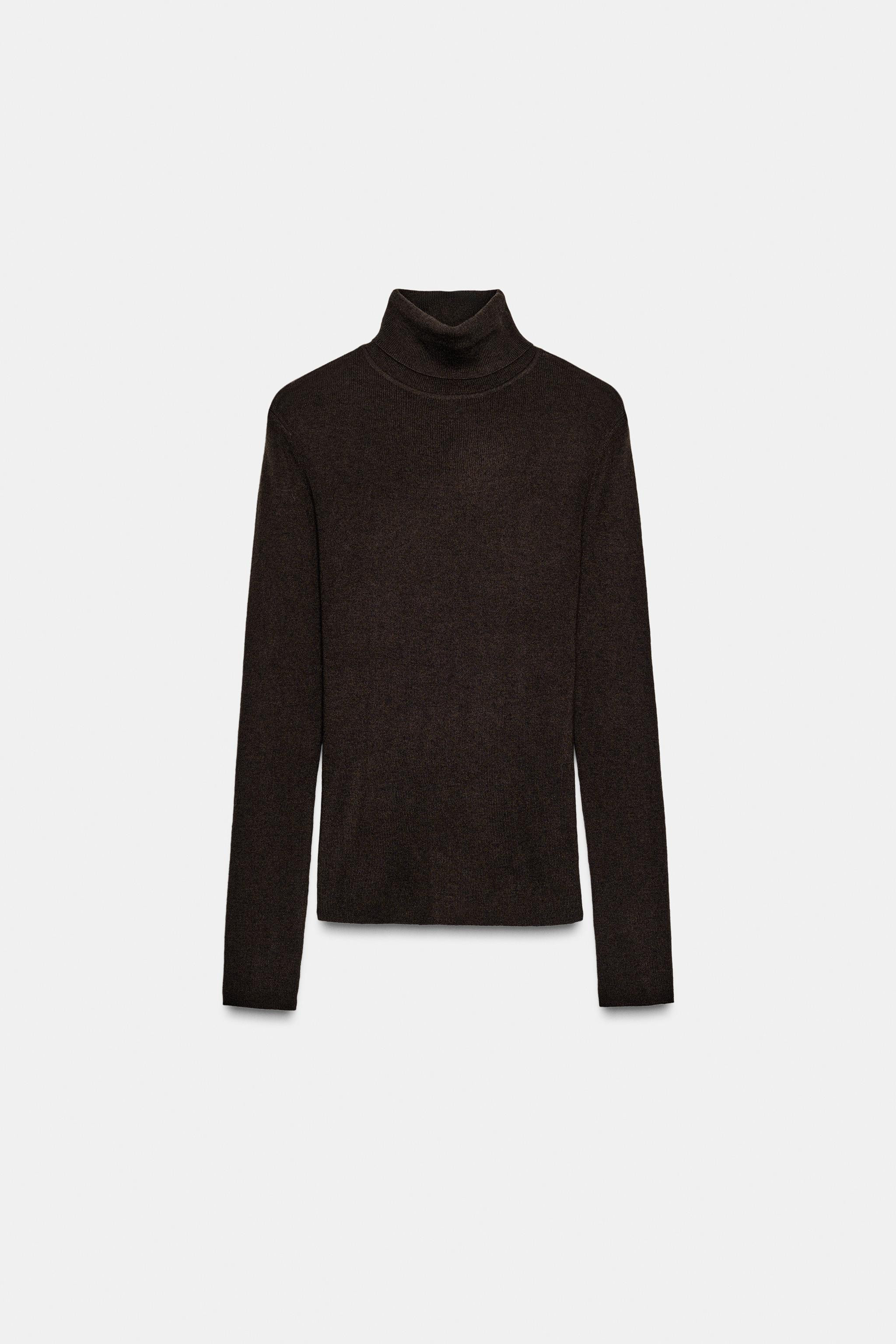 WOOL HIGH NECK JUMPER | Zara UK
