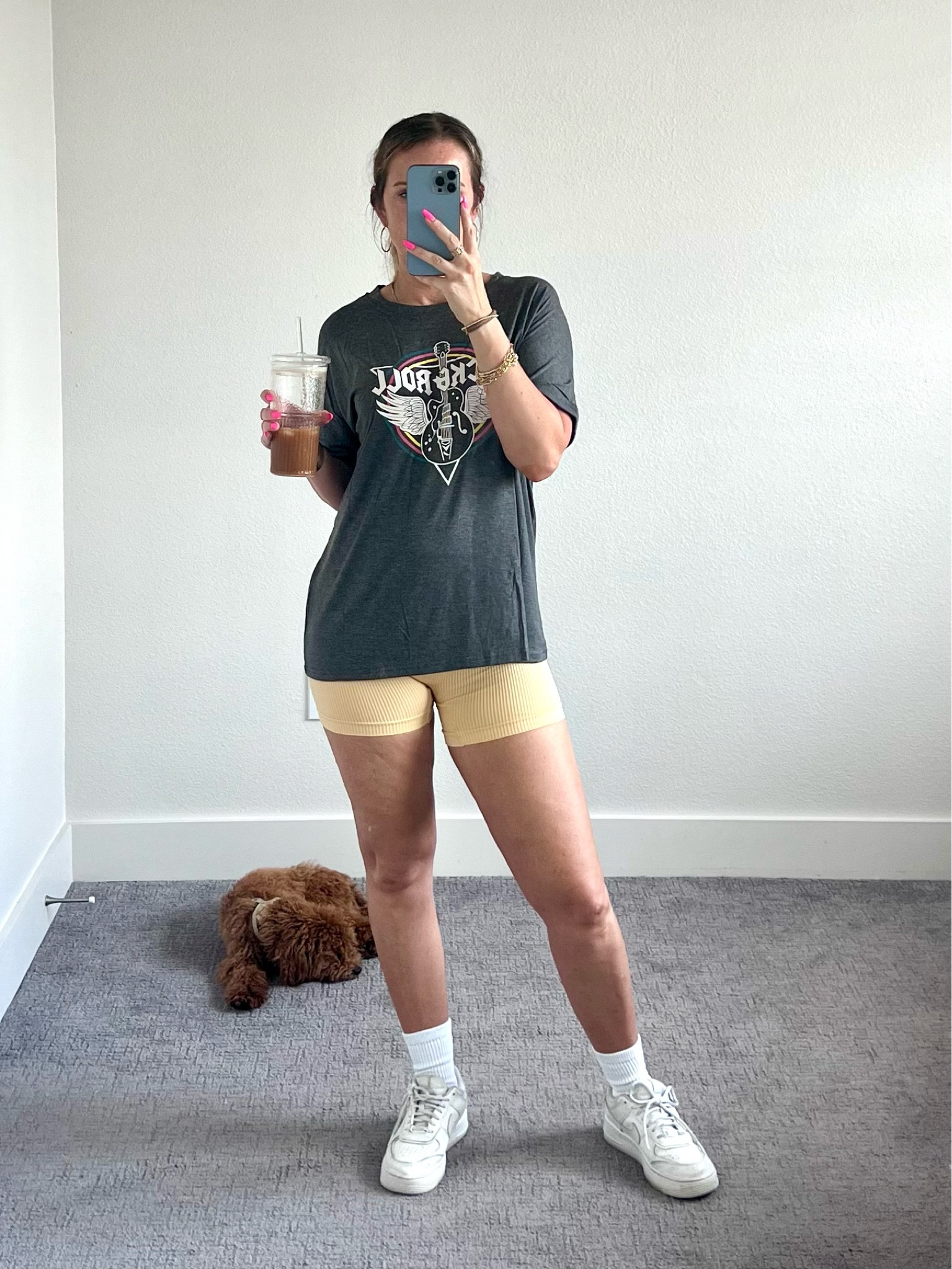 I love oversized T-shirts with biker shorts. It’s one of my favorite look!!

Work from home outfit / biker shorts outfit / oversized tee / oversized tshirt / Amazon Fashion/ comfortable style

#LTKFitness #LTKStyleTip #LTKFindsUnder50