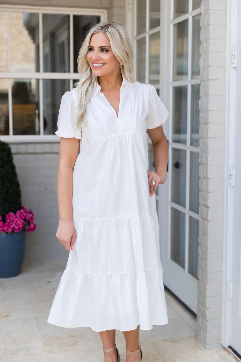 Kendra Dress - White | Avara