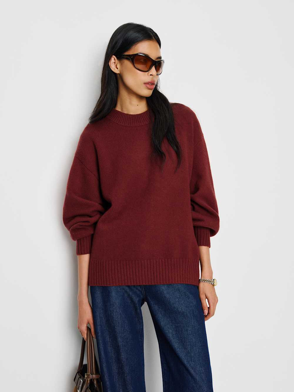 Cove Cashmere Oversized Crew | Reformation (Global)