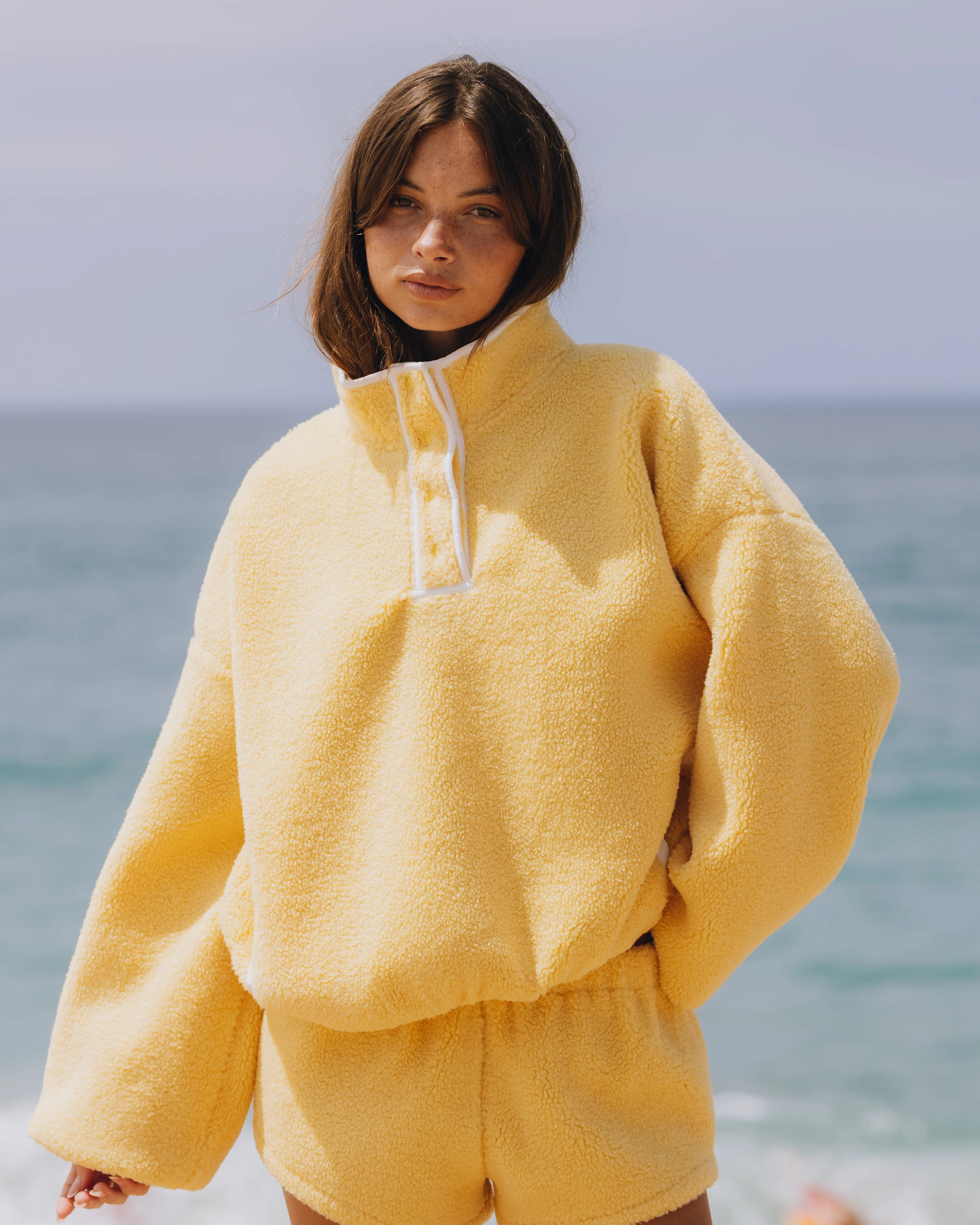 Sherpa Jacket - Sunny | Daily Drills LLC