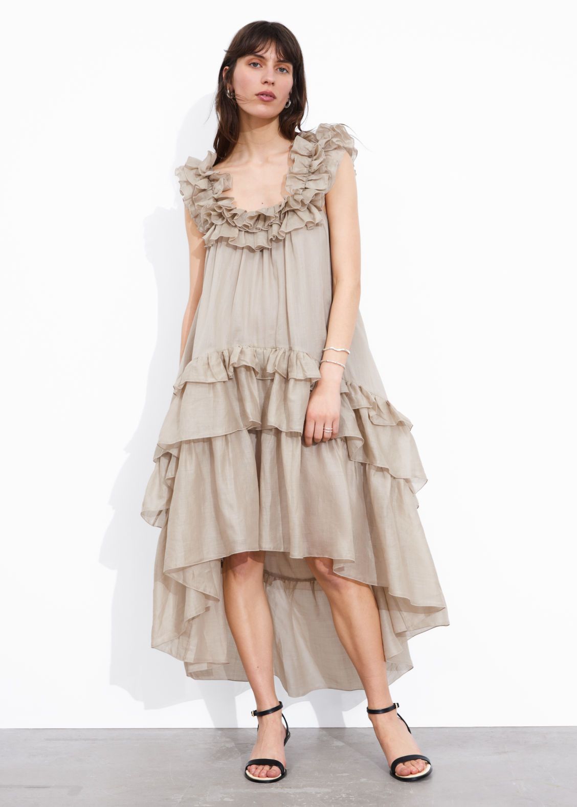Tiered Ruffle Midi Dress | & Other Stories US