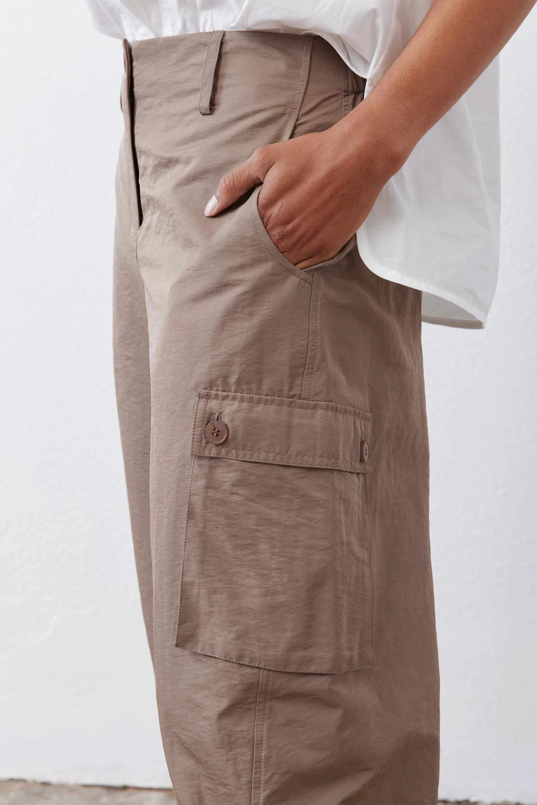 The Relaxed Cargo Barrel Pants | Ruti