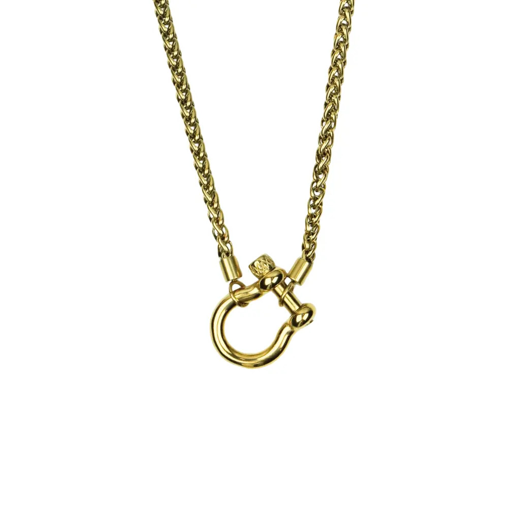 Horseshoe Necklace- Gold - Ahava J | Ahava Jewels