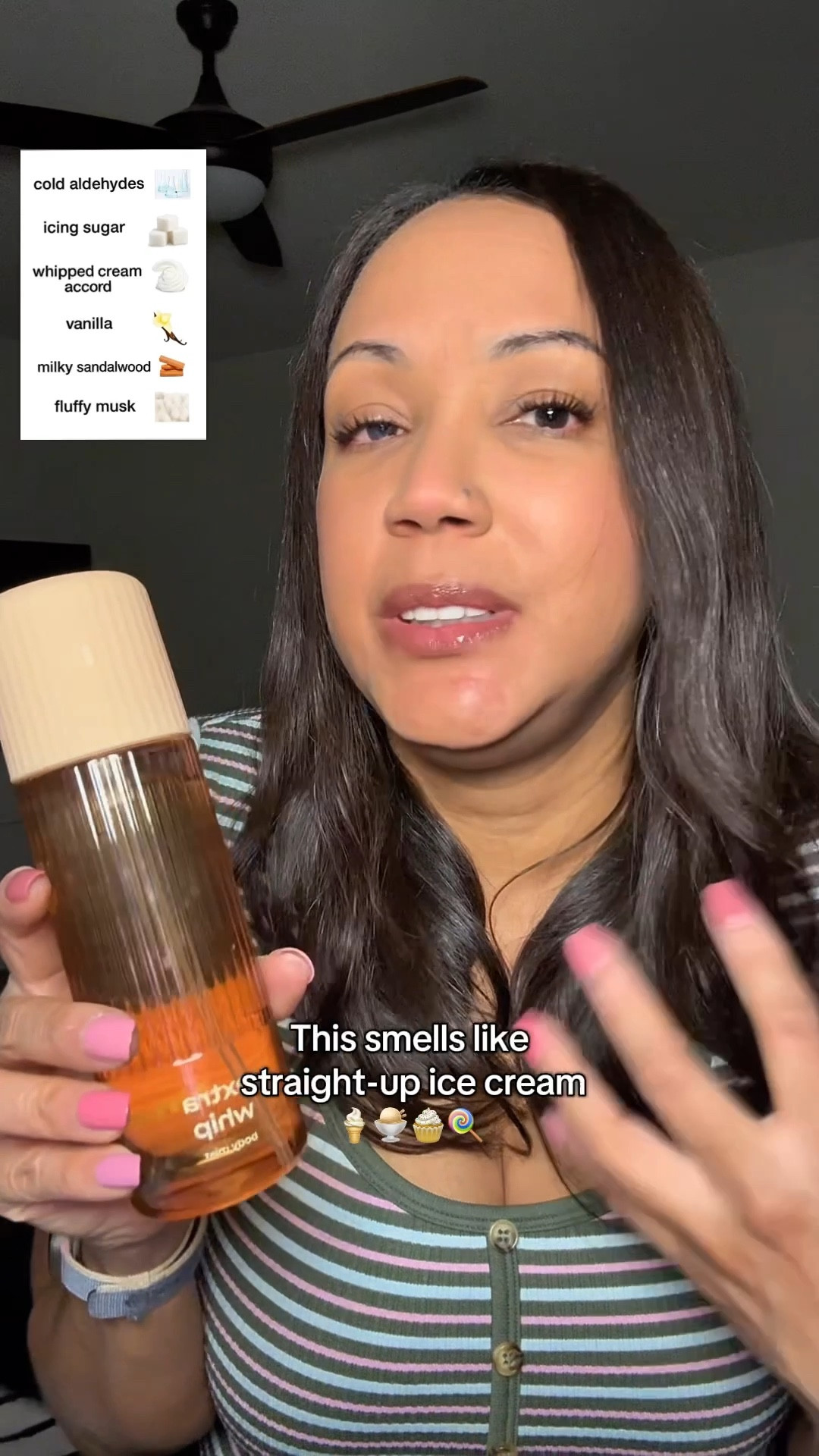 Smells like like a Vanilla iIce Cream  with whipped Cream on top! 

#LTKBeauty #LTKselfcare #LTKGiftGuide