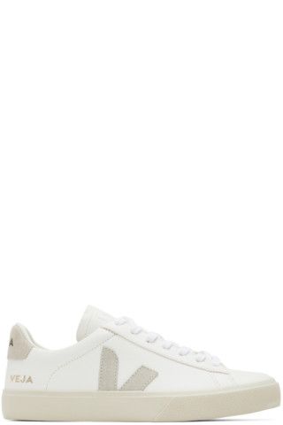 White & Gray Campo Sneakers | SSENSE