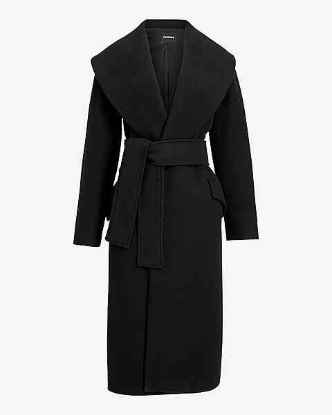 Shawl Lapel Wrap Coat | Express
