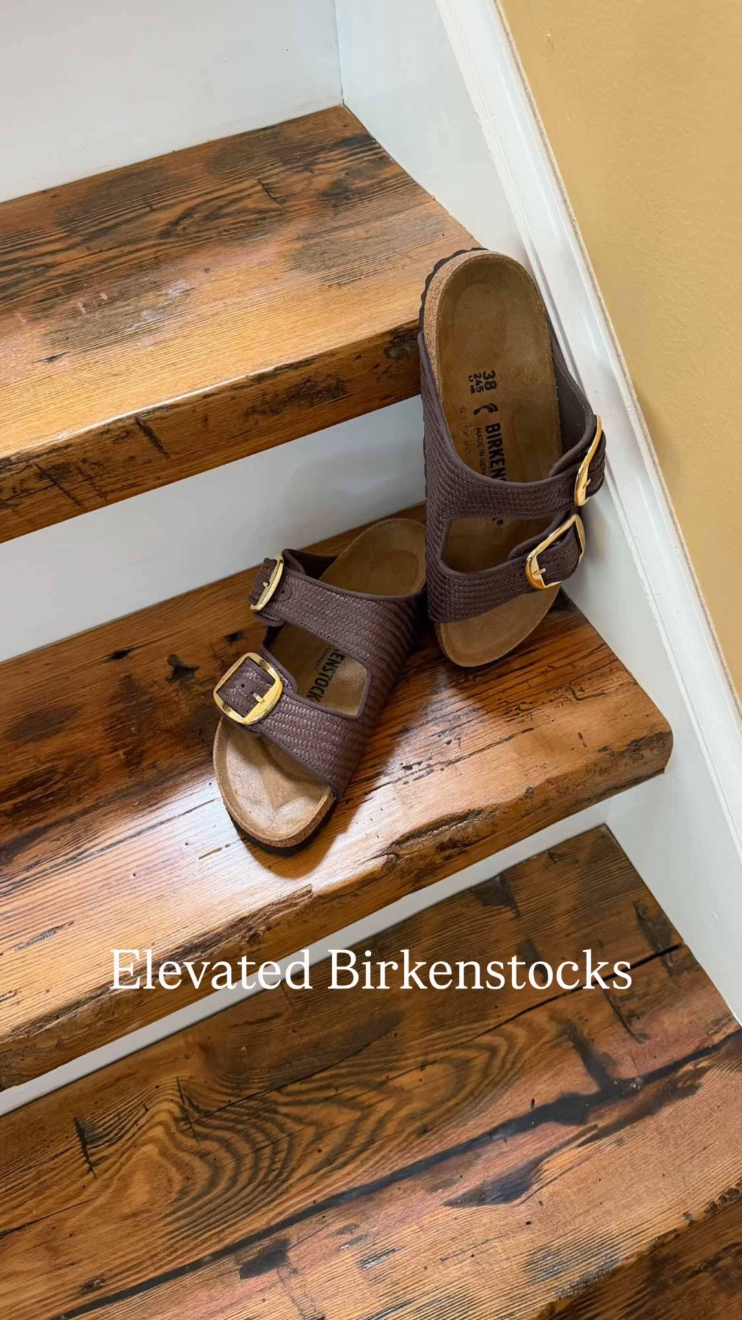The raffia texture of these comfortable Birkenstock sandals make them an elevated basic you'll wear all summer.  I'm a size 7 in most shoes so my size is 37 (though the size chart suggested a 38) 💙Nipa 

#birkenstocksandals #sunmersandals #summerstyle #brownsandals

#LTKOver40 #LTKootd