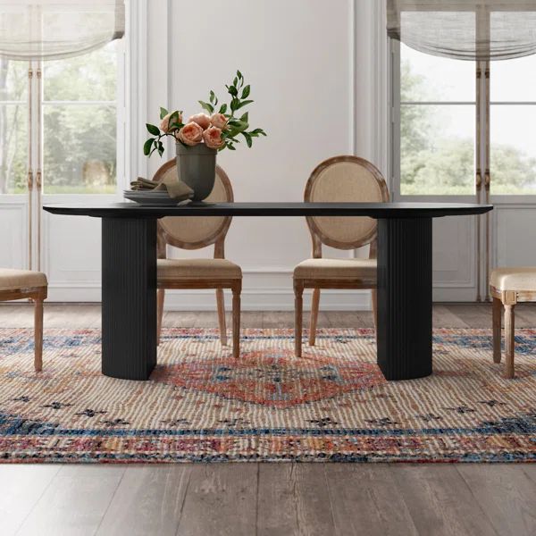 Anirudha 79" Oval Dining Table | Wayfair North America