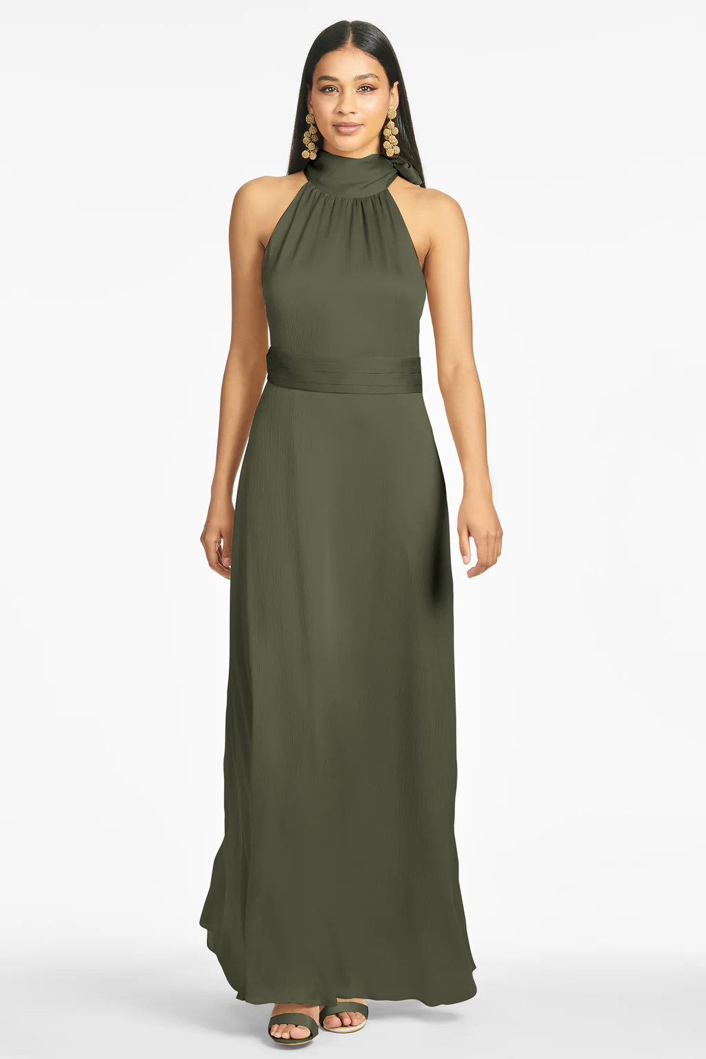 Kayla Gown - Moss Green | Sachin and Babi