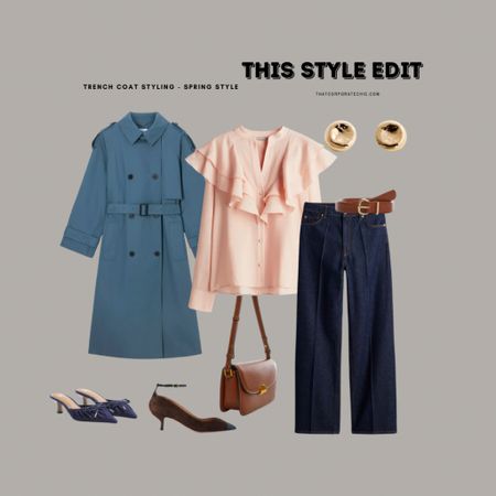Trench Coat styling with some trench coat finds I am loving this season.

Wear this look to the office or for an elevated brunch/ drink meet up 

#LTKworkwear #LTKSeasonal #LTKstyletip