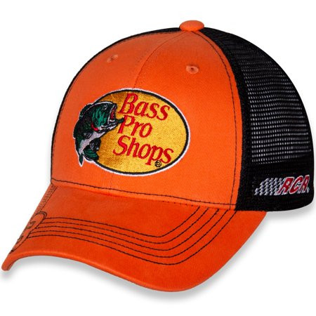 Men s Checkered Flag Orange/Black Austin Dillon Bass Pro Shops Adjustable Hat - OSFA | Walmart (US)