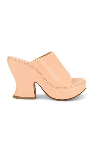 Bottega Veneta Wedge Sandals in Blush | FWRD 