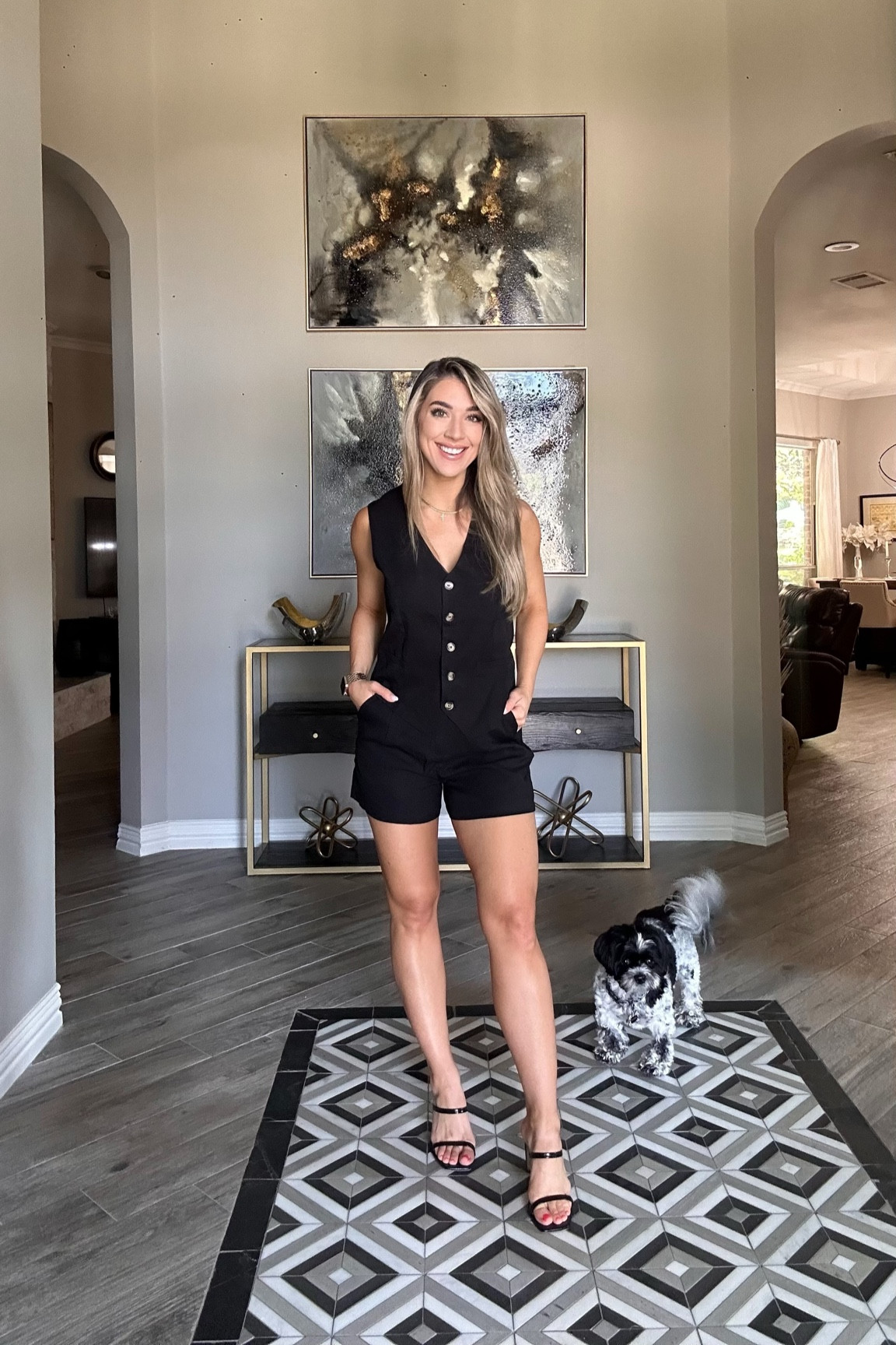 Affordable vest set from the one and only Amazon! Wearing to Greece in both white and black. I also think this set would be cute for work 🤍🖤 

#LTKWorkwear #LTKFindsUnder50