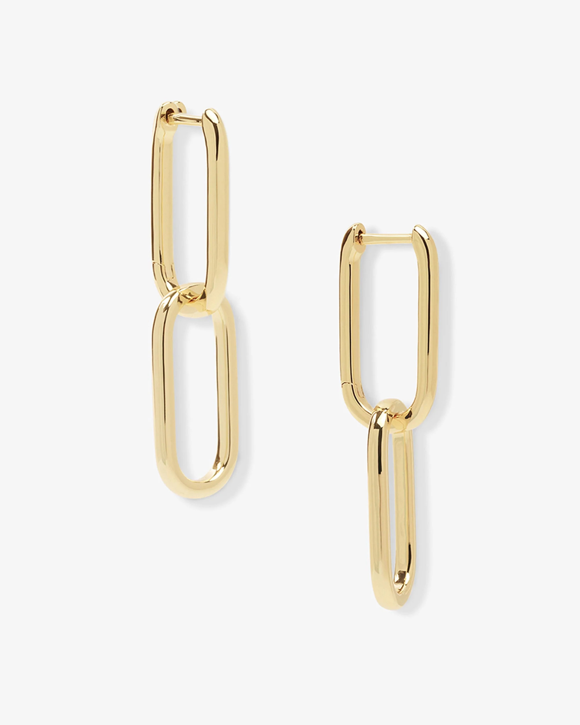 Carrie Chain Convertible Huggies - Gold | Melinda Maria Jewelry