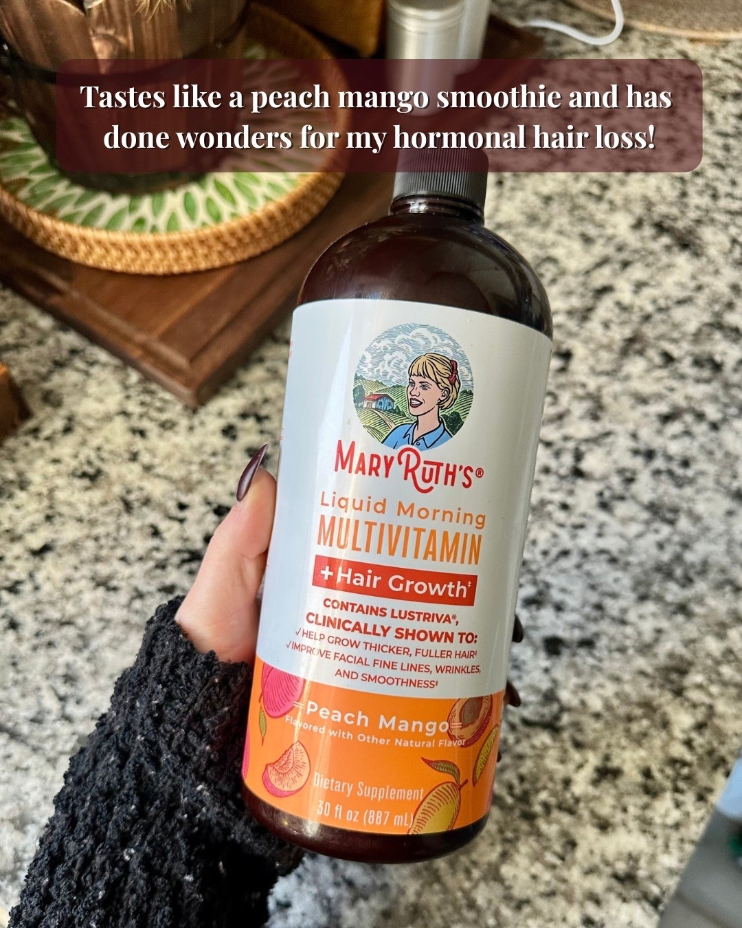 I’ve been taking this daily and genuinely love it. Easy to remember, tastes like peach mango, and fits right into my routine  #amazonfinds

#LTKmorningroutine #LTKselfcare