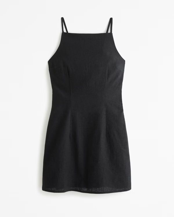 Women's High-Neck Strappy Mini Dress | Women's Dresses & Jumpsuits | Abercrombie.com | Abercrombie & Fitch (US)
