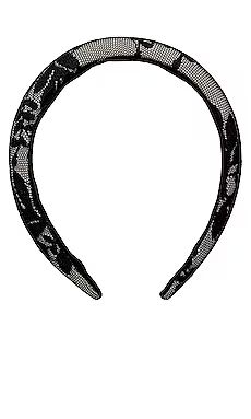 Emi Jay Halo Headband in Black Lace from Revolve.com | Revolve Clothing (Global)