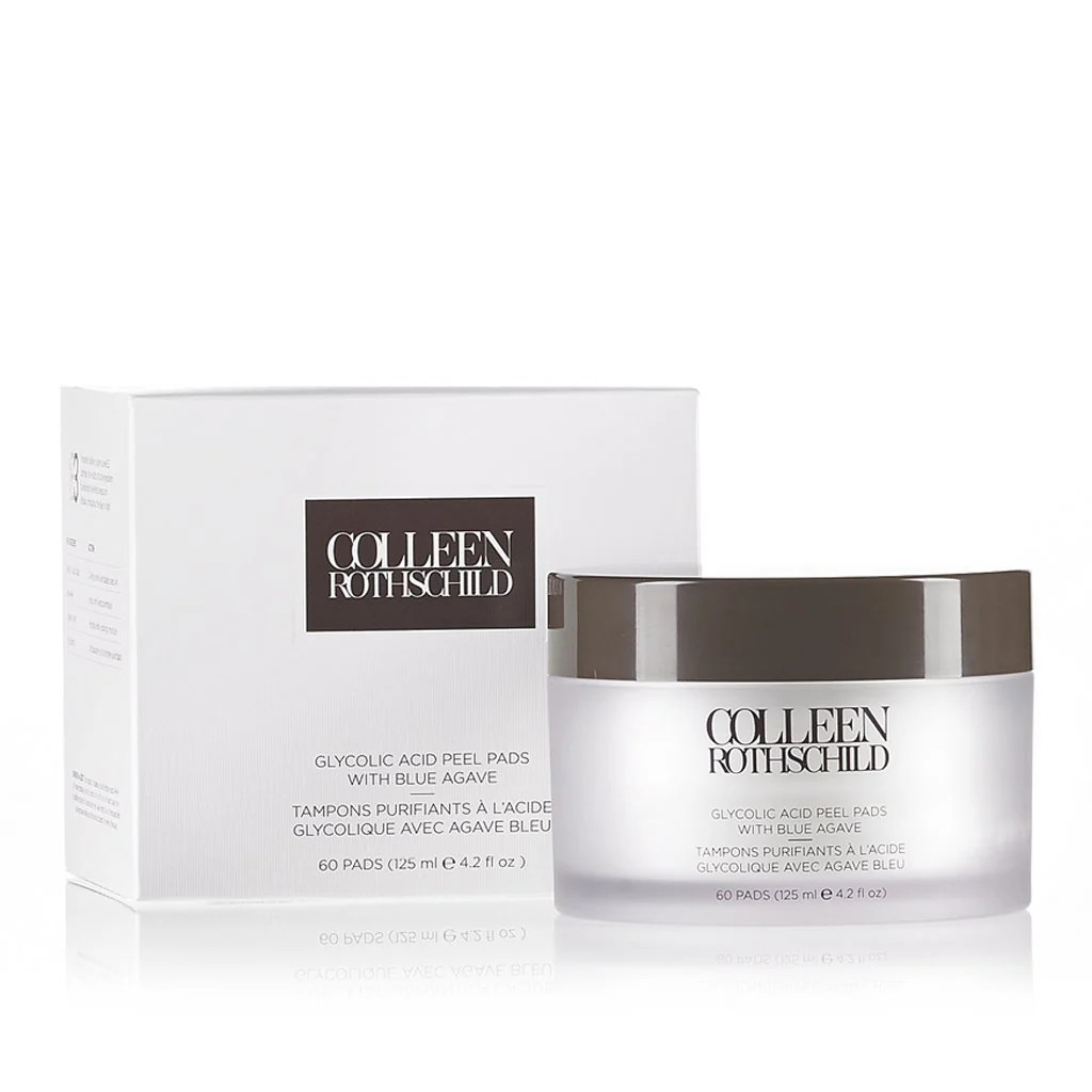 Glycolic Acid Peel Pads With Blue Agave | Award Winning Beauty | Colleen Rothschild Beauty